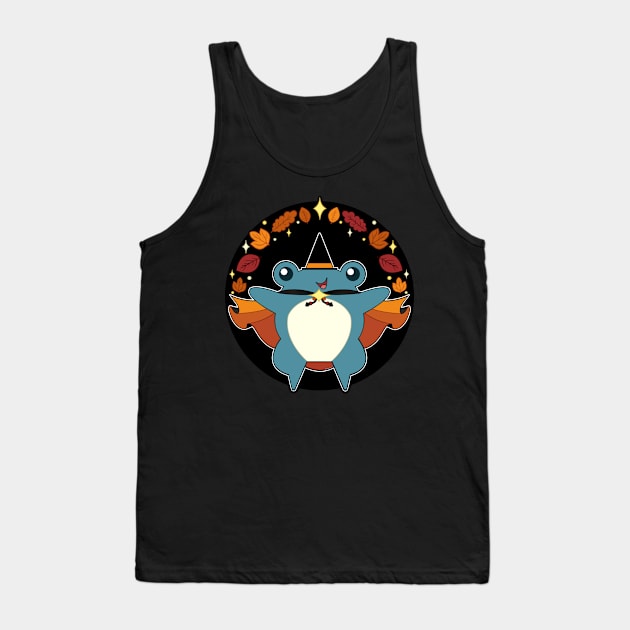 Fall Frog Tank Top by RottingRootsArts